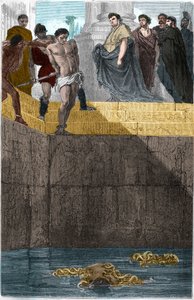 Pollion Vedius, Roman gastronome, famous for his cruelty towards his slaves by Unknown artist