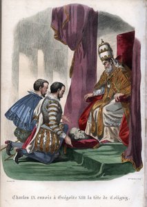 Pope Gregory XIII Receives the Head of Gaspard de Coligny