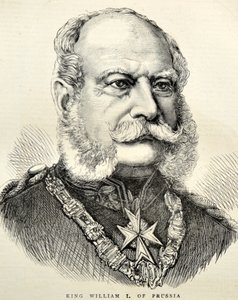 Portrait Wilhelm I of Germany/Prussia 1870 by Unknown artist