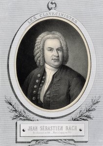 Portrait in medallion by Johann Sebastian Bach by Unknown artist