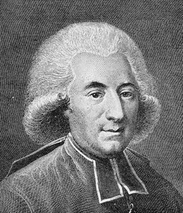 Portrait of Abbé Fauchet (1744 - 1793). Engraving from the end of the 19th century in 
