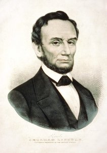 Portrait of Abraham Lincoln. American statesman (1809 to 1865) by Unknown artist