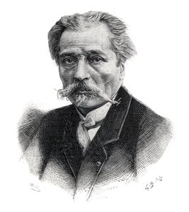 Portrait of Aime Millet, French sculptor, engraver, medallist and painter (1819-1891)