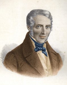 Portrait of Alessandro Manzoni, Italian writer (1785-1873)