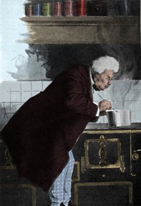 Portrait of Alexandre Dumas père in the furnaces