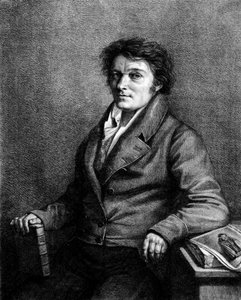Portrait of Alois Senefelder (1771-1834), Czech theatre author, inventor of lithography