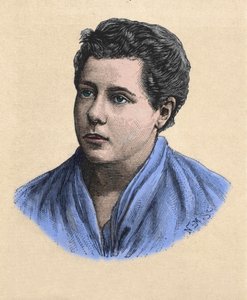 Portrait of Annie Besant (1847-1933), theosophist, British feminist and writer.
