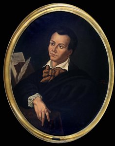 Portrait of Antonin Careme (1783 - 1833) cook - Painting, al. Fondation Escoffier by Unknown artist