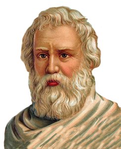Portrait of Archimedes of Syracuse - Greek Mathematician, Physicist, Engineer, Inventor