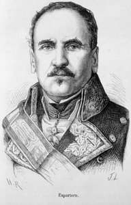 Portrait of Baldomero Espartero, Duke of Victory, General and Spanish Statesman (1793-1879) by Unknown artist