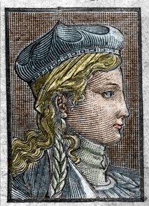 Portrait of Brunehaut or Brunehilde, Wife of Sigebert I by Unknown artist