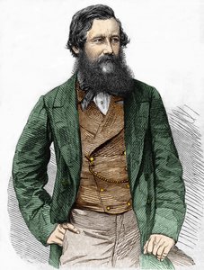 Portrait of Captain Speke, British explorer (1827 - 1864)
