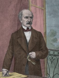 Portrait of Carlo Cattaneo, Italian patriot, philosopher by Unknown artist