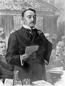 Portrait of Cecil John Rhodes (1853-1902), British Businessman and Colonial Administrator by Unknown artist
