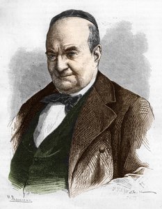 Portrait of Charles Augustin Sainte Beuve (1804 - 1869) (Sainte-Beuve), writer, journalist and literary critic. by Unknown artist