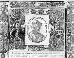 Portrait of Charles IV Le Bel, King of France from 1322 to 1328