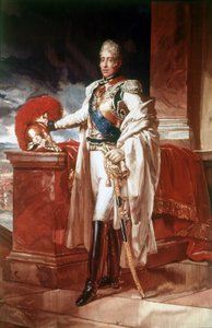 Portrait of Charles X, King of France from 1824 to 1830. Painting. Museum of Capodimonte, Naples by Unknown artist