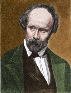 Portrait of Christian Friedrich Hebbel (1813-1863) German poet and playwright.