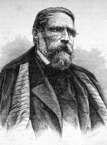 Portrait of Decamps, French painter - in 
