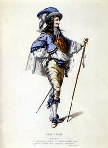 Portrait of Don Juan in foot, 19th century