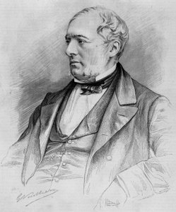 Portrait of Edouard Charton, painter, died in 1890