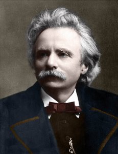 Portrait of Edvard Grieg, Norwegian composer by Unknown artist