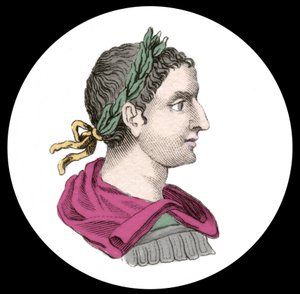Portrait of Emperor Elagabal or Heliogabalus (engraving)