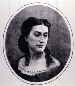 Portrait of Erminia Frezzolini, Italian Soprano