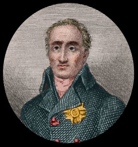 Portrait of Etienne de La Ville, Count De Lacepede (1756-1825), French naturalist. Anonymous engraving from 1876.