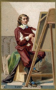 Portrait of Eustache Le Sueur, French painter, designer and decorator