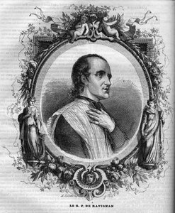 Portrait of Father Delacroix de Ravignan (1795-1858), French Jesuit. by Unknown artist