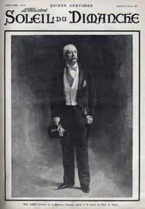 Portrait of Felix Faure, President of the French Republic published during his death on 16 February at the Palais de l