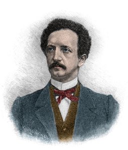 Portrait of Ferdinand Johann Gottlieb Lassalle (1825-1864) a German jurist, philosopher, and socialist political activist - Engraving