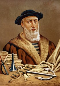 Portrait of Ferdinand Magellan, Portuguese navigator (1480 - 1521)
