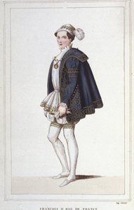 Portrait of Francois II, King of France (engraving from 1830)