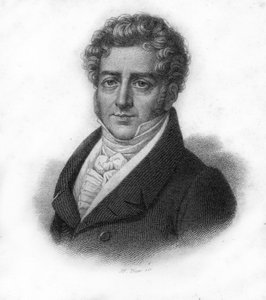 Portrait of François Adrien Boieldieu (1775-1834), French composer, engraving of the 19th century