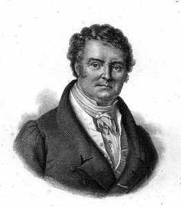 Portrait of François Broussai (1772 - 1838), professor at the Faculty of Medicine in Paris