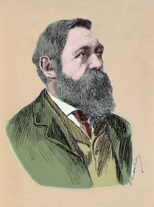 Portrait of Friedrich Engels (1820-1895), German philosopher and socialist theorist.