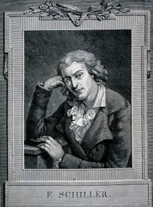 Portrait of Friedrich von Schiller by Unknown artist