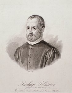Portrait of Giovanni Pierluigi da Palestrina (engraving)