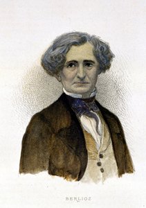 Portrait of Hector Berlioz (1803-1869) - engraving