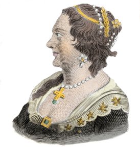 Portrait of Henriette Marie of France, Queen Consort of England