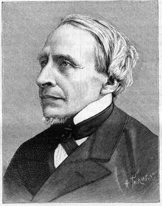 Portrait of Herve Mangon (1821-1888), man of science. In 