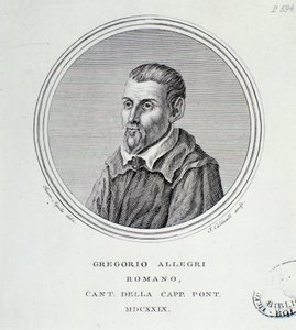 Portrait of Italian Composer Gregorio Allegri (1582-1652) by Unknown artist