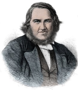 Portrait of James Young Simpson (1811-1870) Scottish obstetrician - Sir James Young Simpson