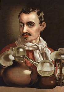 Portrait of Jan Baptist Van Helmont. Flemish doctor and chemist disciple of Paracelsus (Brussels)