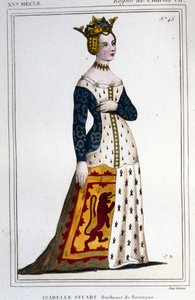 Portrait of Jeanne - Isabelle Stuart, Duchess of Brittany.