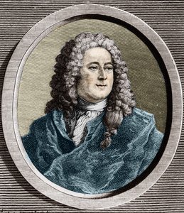 Portrait of John Law (1671 - 1729), Scottish Financial who caused bankruptcy in 1720 (Event of Quincampoix Street)