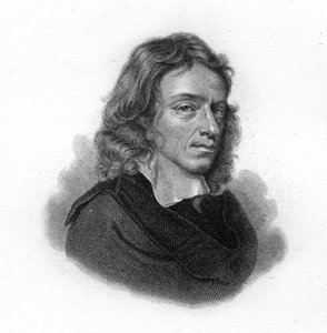 Portrait of John Milton, English poet and essayist (1608-1674)