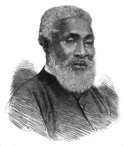 Portrait of Josiah Henson slave in Maryland fled to Upper Canada in 1830, In 1834 he founded the community Dawn, near Dresden, to welcome slaves who had fled the United States, He was the model of the main character of the book 